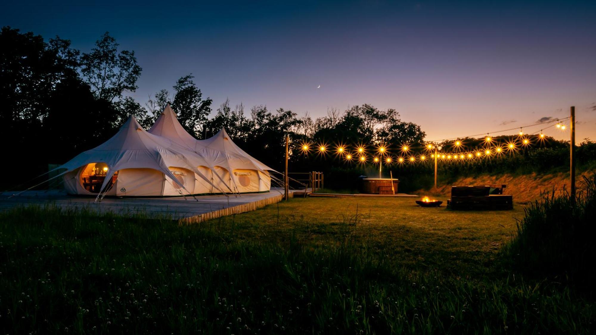 Luxury Glamping Retreat In Battle Exterior foto