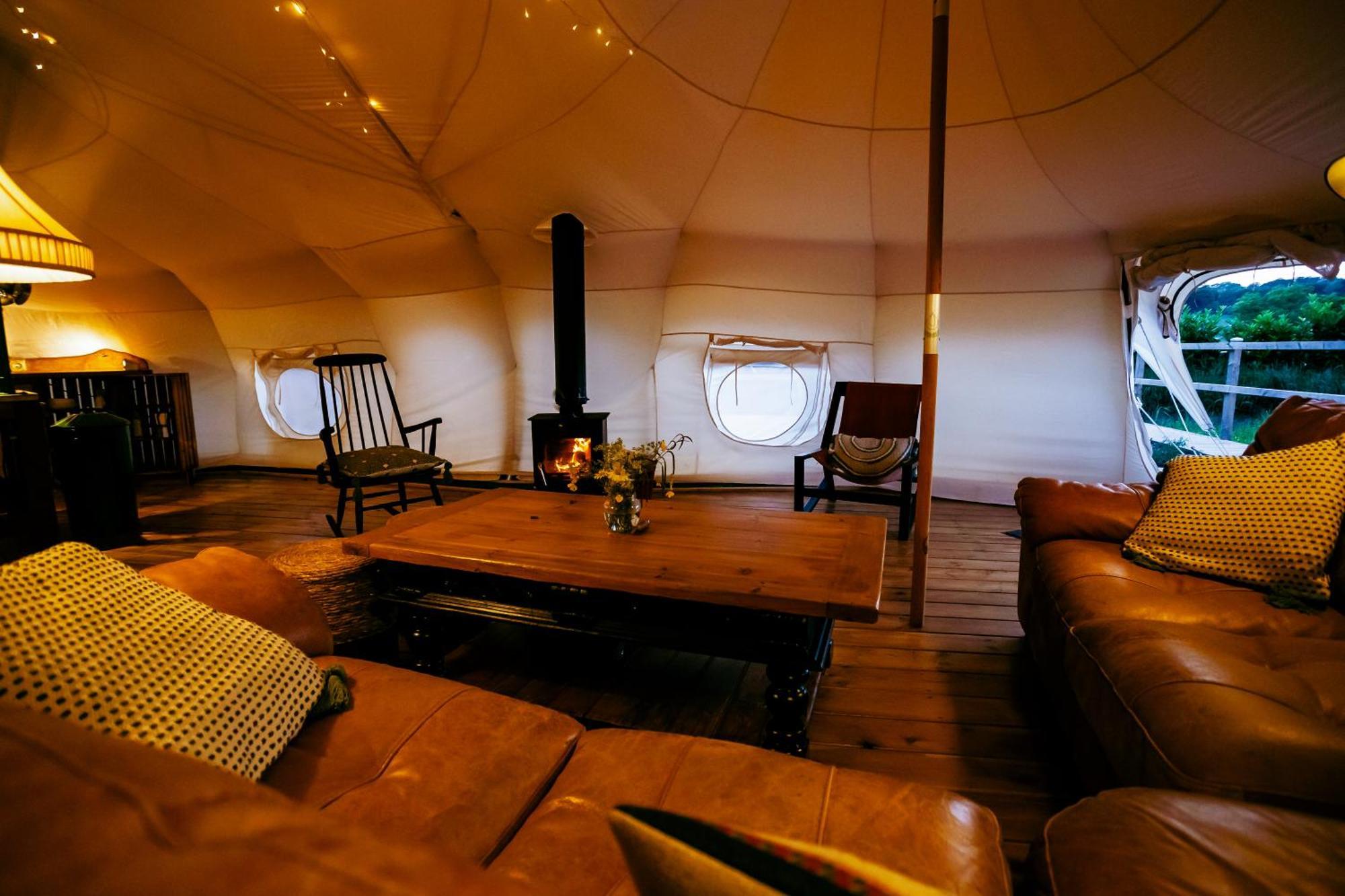 Luxury Glamping Retreat In Battle Exterior foto