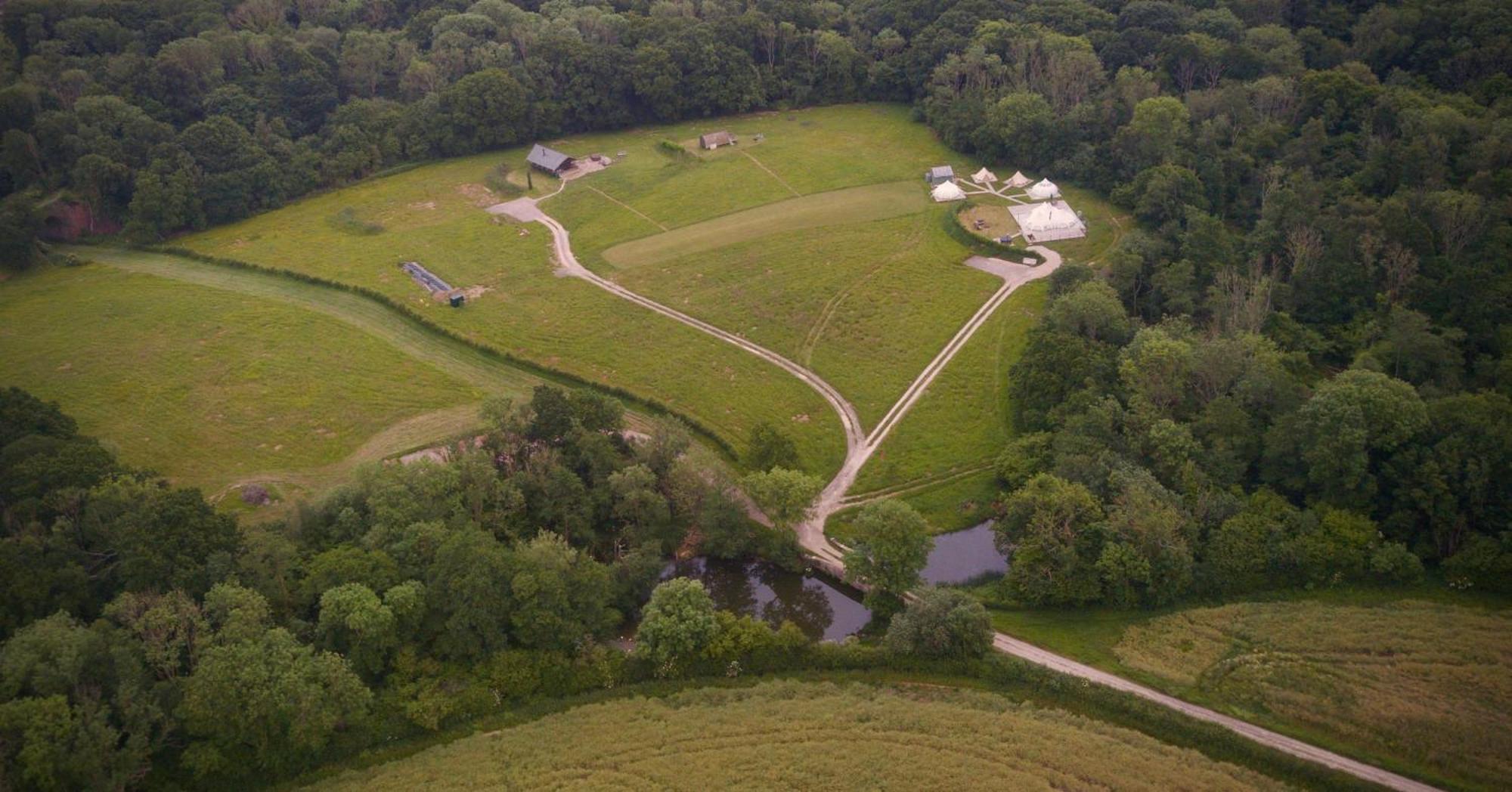 Luxury Glamping Retreat In Battle Exterior foto