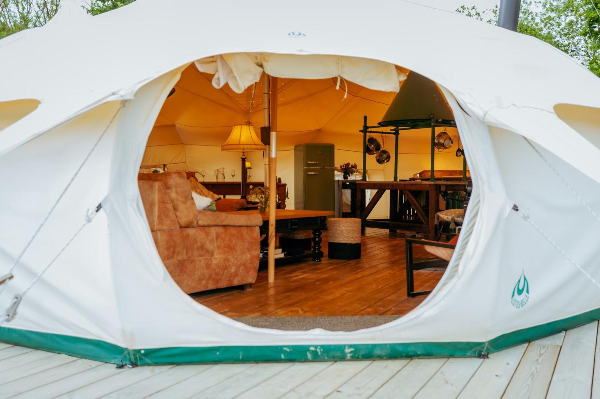 Luxury Glamping Retreat In Battle Exterior foto