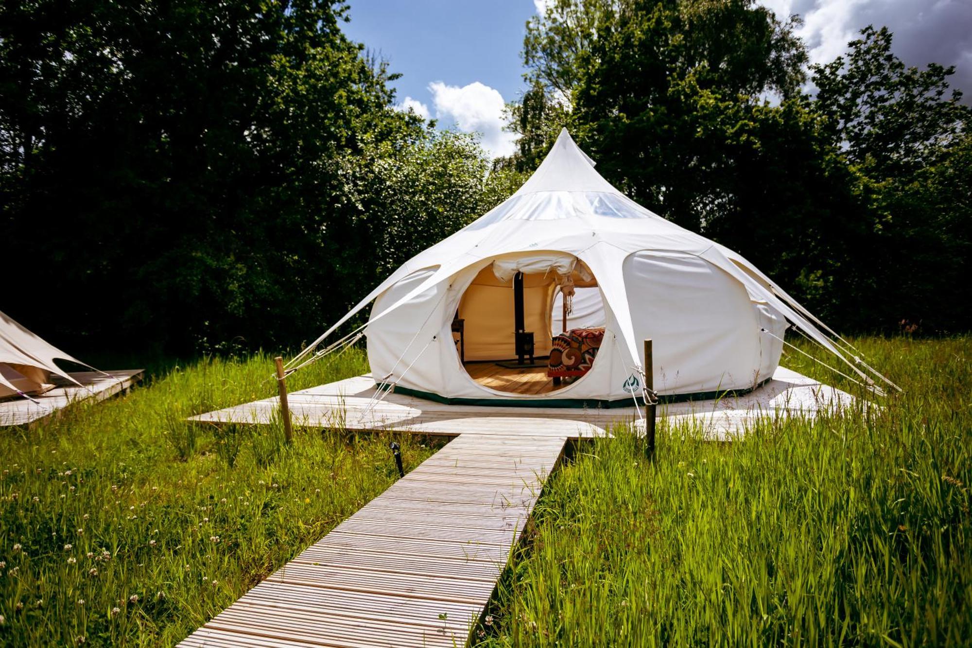Luxury Glamping Retreat In Battle Exterior foto