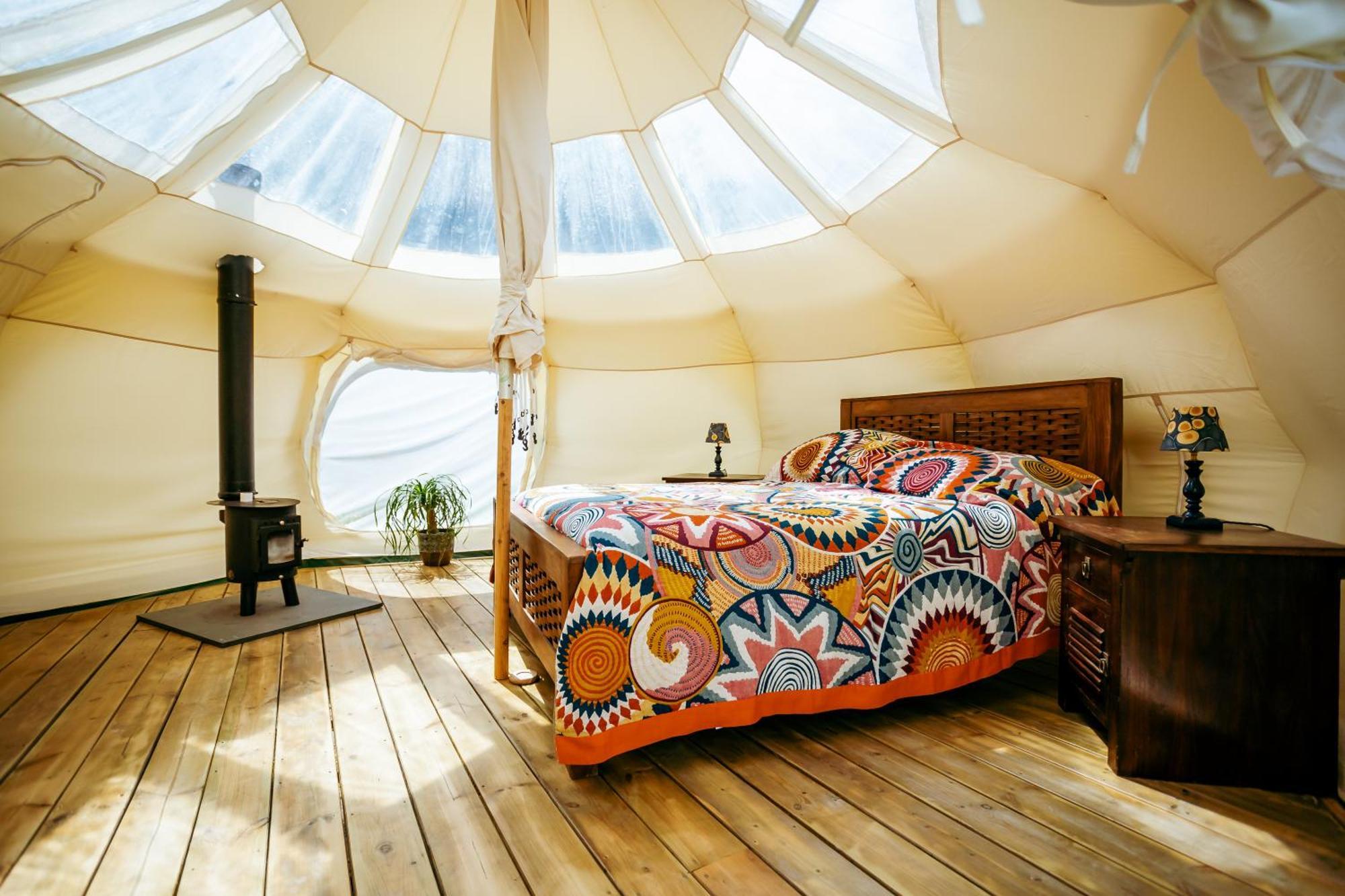 Luxury Glamping Retreat In Battle Exterior foto
