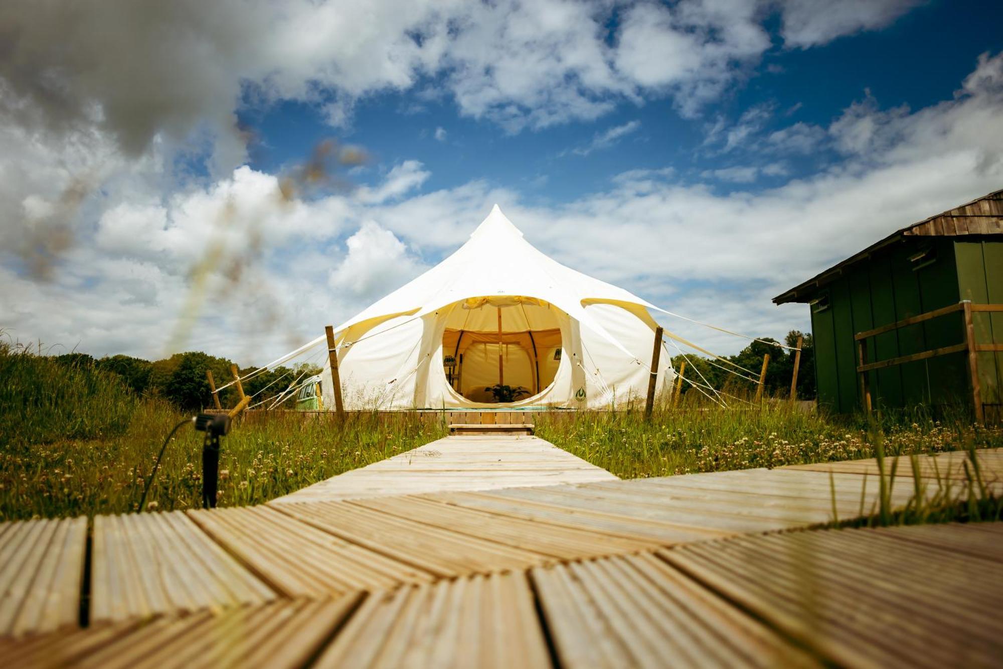 Luxury Glamping Retreat In Battle Exterior foto