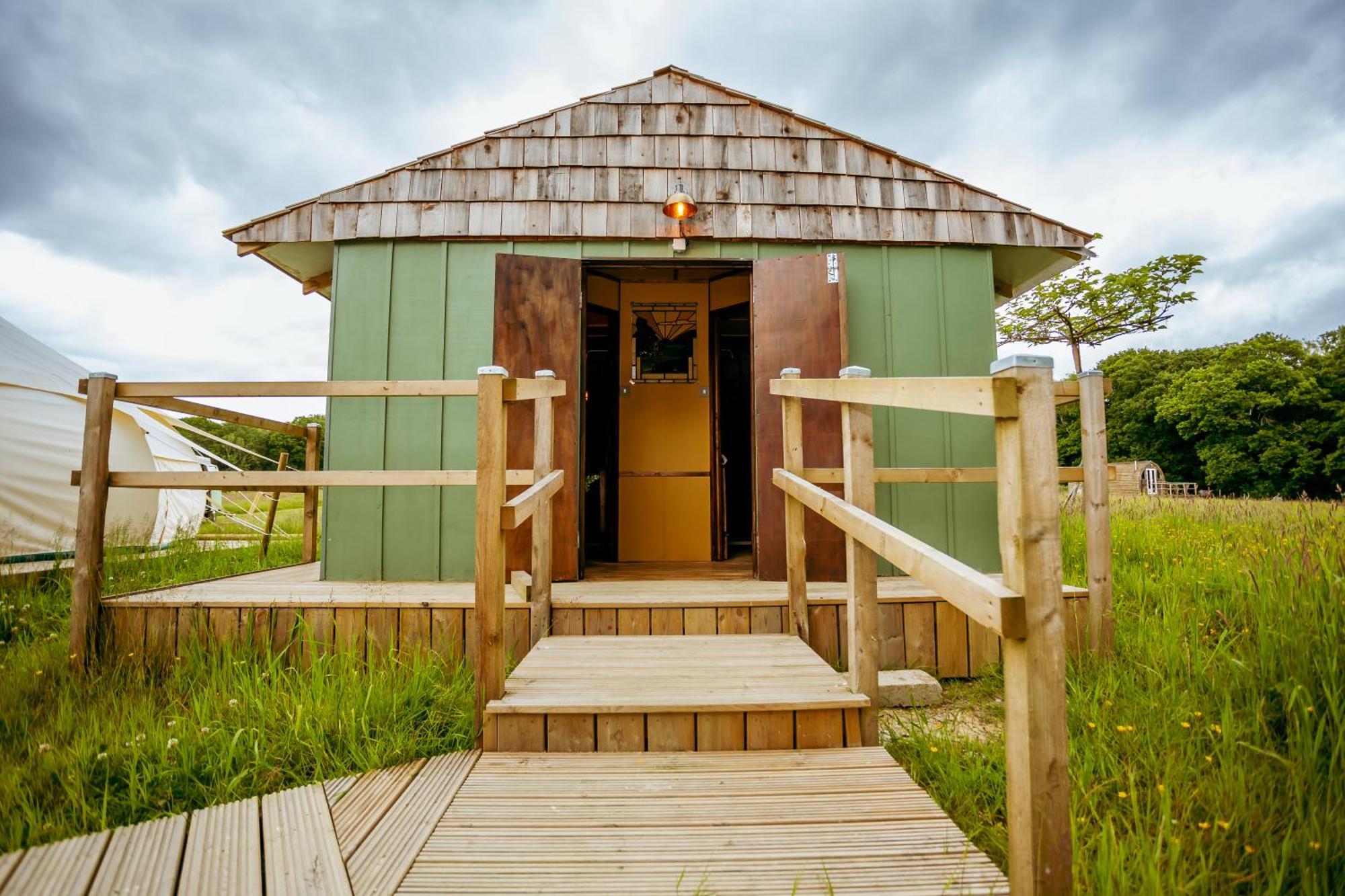 Luxury Glamping Retreat In Battle Exterior foto