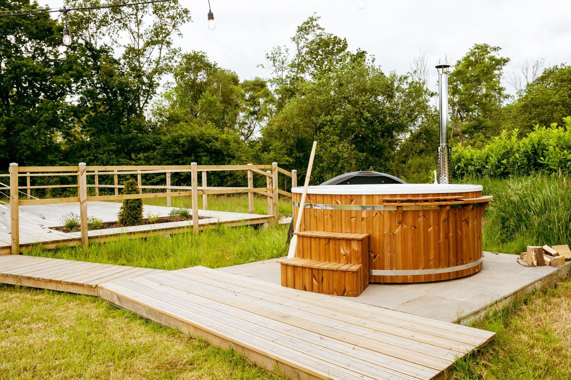 Luxury Glamping Retreat In Battle Exterior foto